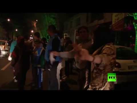 شاهداحتفالات في شوارع طهران بالخروج من العزلة الاقتصادية