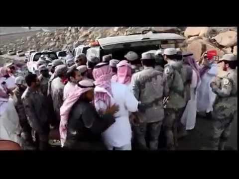 شاهد ازدحام شديد أثناء الصلاة على الشهيد سليمان المالكي