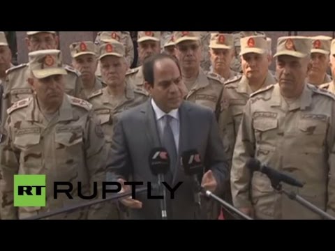 بالفيديو الرئيس السيسي يتعهد بحماية دول الخليج