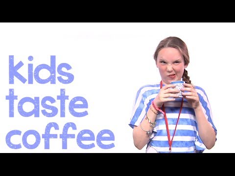بالفيديو ردود فعل أطفال يتذوقون القهوة للمرة الأولى