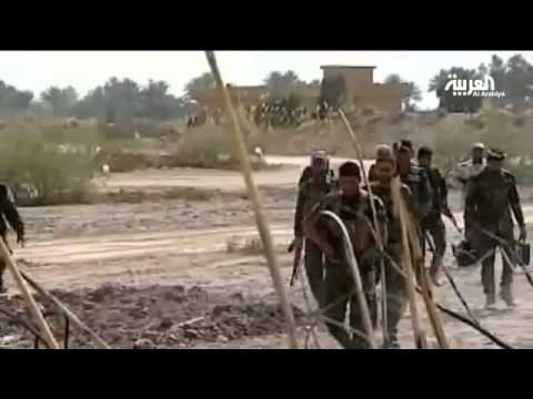 شاهد التحالف يشن غارات على محيط الرمادي