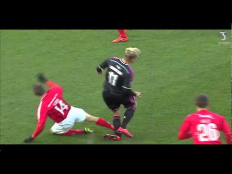 شاهد كسر قدم لاعب كوبنهاغن أندرياس كورنيليوس
