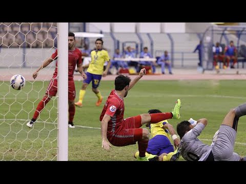 بالفيديو أهداف مباراة النصر السعودي ولخويا