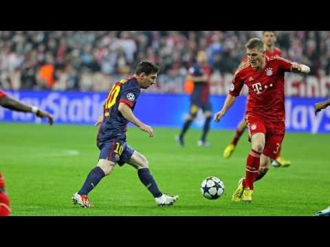 بالفيديو ملخص لمسات ميسي أمام بايرن ميونيخ