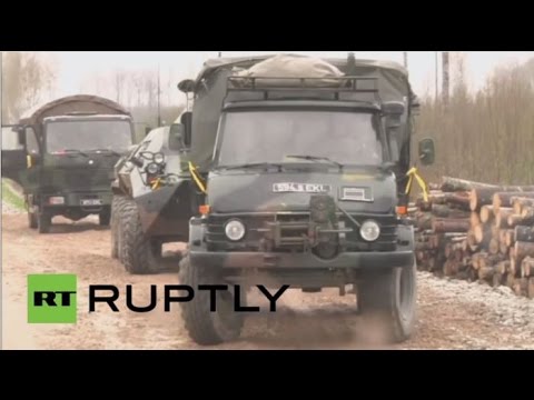 شاهد تواصل مناورات القنفذ لحلف الناتو في إستونيا