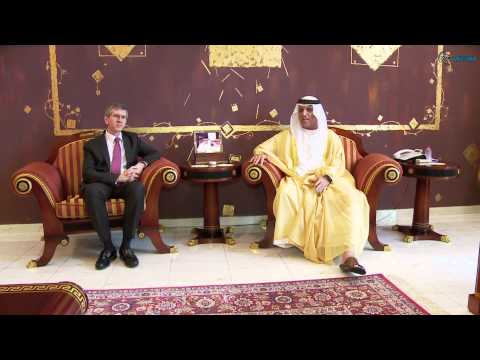 بالفيديو حاكم رأس الخيمة يستقبل القنصل الأميركي