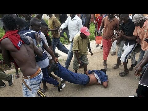 فيديو مقتل متظاهر إثر احتجاجات ضد ترشح الرئيس نكورونزيزا