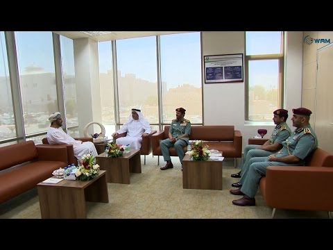 بالفيديو سيف بن زايد يلتقي السفير العماني