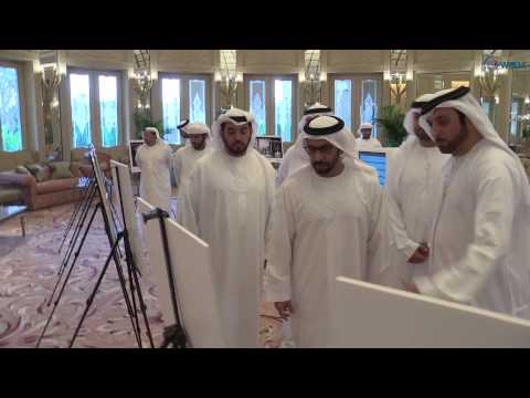 فيديو حمدان بن زايد يطلع على مشروع المبنى الجديد