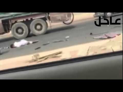 شاهد وفاة طالبين إثر انقلاب سيارتهم