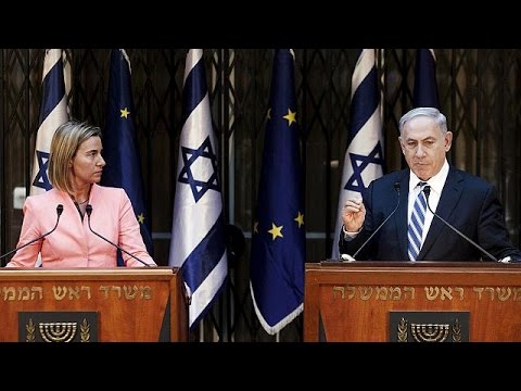 بالفيديو نتنياهو يخبر موغيريني أنه ملتزم بحل الدولتين