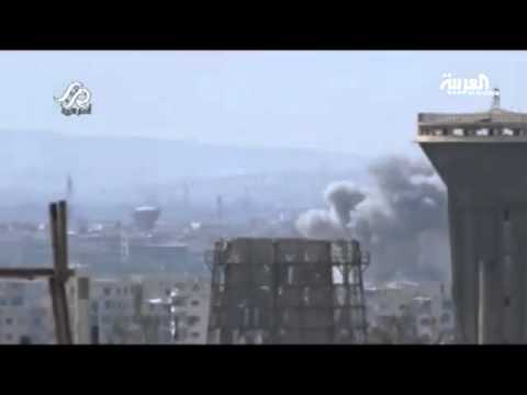 شاهد القوات الحكومية تستهدف حي جوبر وأحياء مخيم اليرموكشاهد القوات الحكومية تستهدف حي جوبر وأحياء مخيم اليرموك