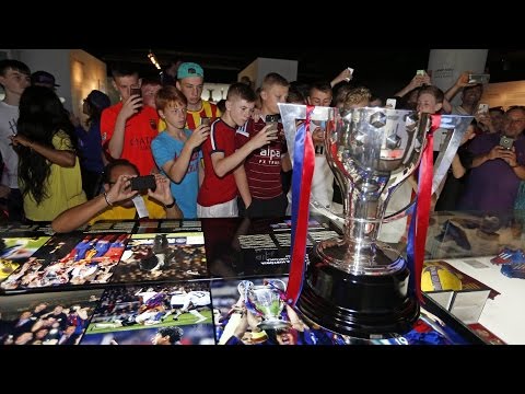 شاهد كأس الليغا الإسباني ينتقل لمتحف برشلونة