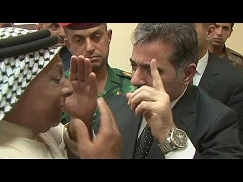 شاهد تشييع جثامين العشرات من الشرطة العراقية
