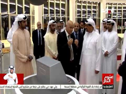 شاهد حاكم عجمان يزور مركز الشارقة لعلوم الفضاء