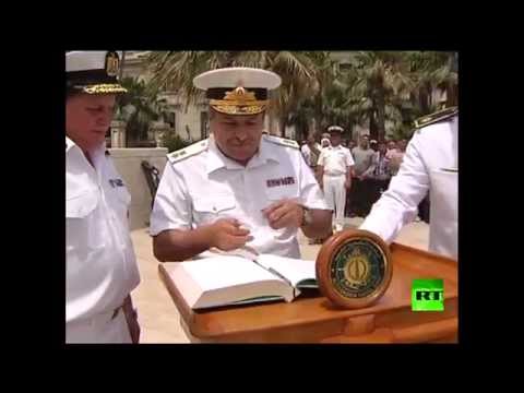 شاهد روسيا ومصر تجريان تدريبات عسكرية بحرية