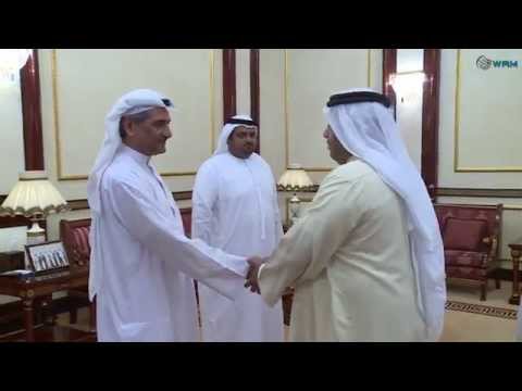 شاهد حاكم الفجيرة يستقبل أعضاء إدارة غرفة الفجيرة