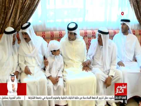 شاهد الشيخ منصور بن زايد يزور مواطنًا في رأس الخيمة