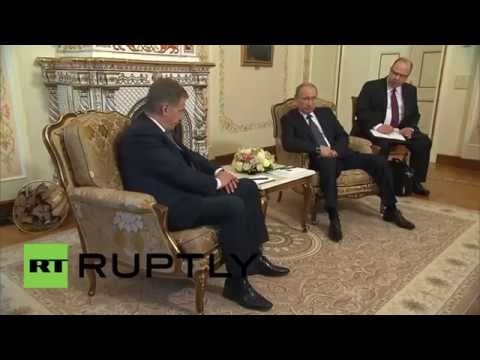 شاهد الرئيس الروسي يلتقي نظيره الفنلندي