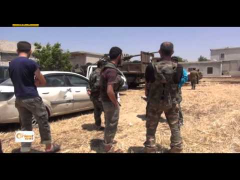 شاهد داعش تحاول التقدم باتجاه قرية أم حوش