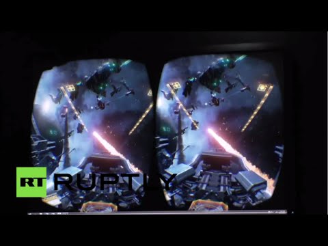 شاهد خوذة الواقع الافتراضي الجديدة oculus rift