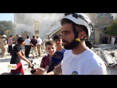 شاهد 15 قتيلًا في مجزرة البراميل المتفجرة في المعادي