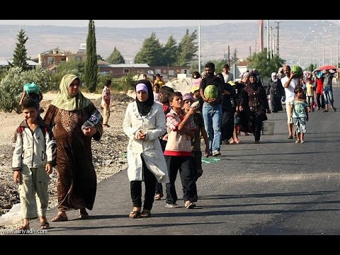 فيديو عودة مئات النازحين إلى تل أبيض