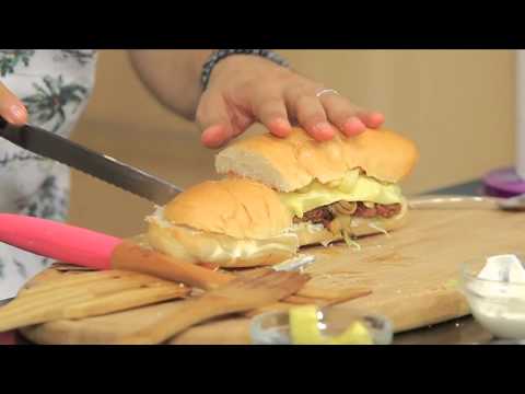 بالفيديو تحضير سندوتش اسكالوب بانية بالمشروم وفراولة   بالزبادي