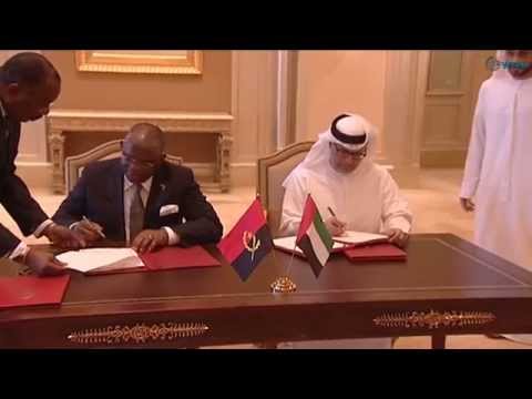 فيديو توقيع اتفاق تعاون ومذكرة تفاهم بين الإمارات وأنغولا