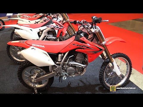 بالفيديو دراجة الطرقات الوعرة 2015 honda crf   150rb