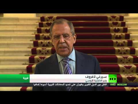 شاهد لافروف المباحثات تتقدم في الاتجاه الصحيح