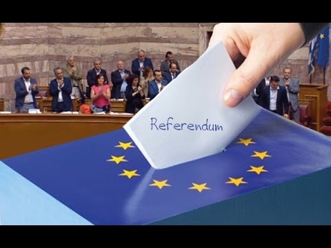 شاهد اليونانيون يرفعون البطاقة الحمراء في وجه الدائنين