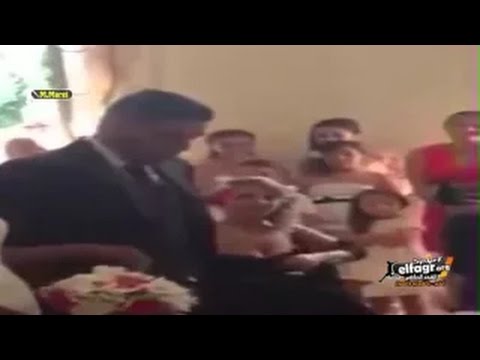 شاهد عريس يقلد اللاعب كريستيانو رونالدو