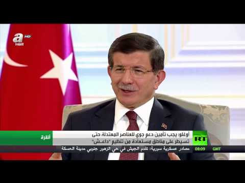 شاهد أوغلو يؤكد أنه يجب تأمين جوي للعناصر المعتدلة في سورية