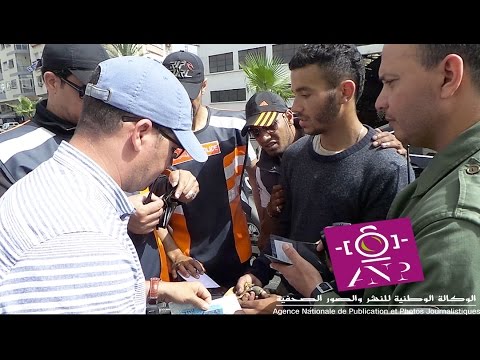 بالفيديو لحظة القبض على سارق هواتف محمولة في المغرب