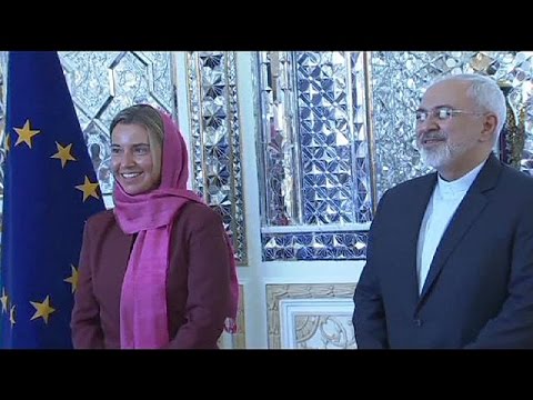 شاهد مفوضة الاتحاد الأوربي تصل إلى طهران