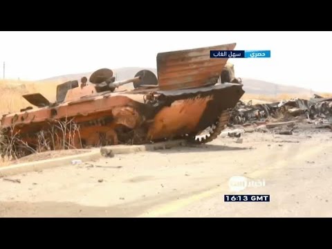 شاهد الثوار يتقدمون تجاه قرية جورين وتلة القرقور