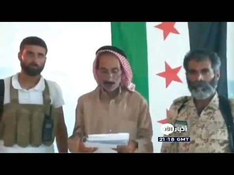 شاهد تشكيل مجلس عسكري من أبناء العشائر في تل أبيض