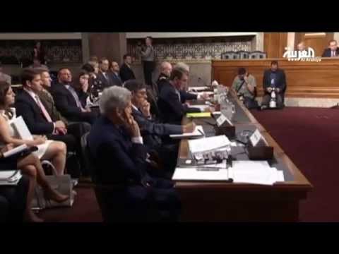 شاهد  جلسة استجواب بمجلس الشيوخ