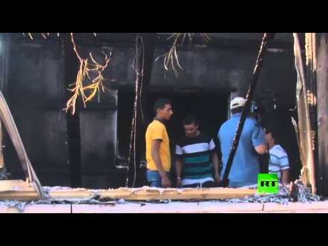 بالفيديو آثار الهجوم الذي شنه مستوطنون متطرفون على منزل فلسطيني