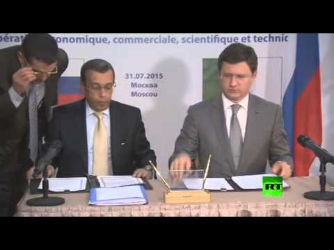 شاهد روسيا والجزائر يوقعان بروتوكولًا للتعاون المشترك في مجال التجارة