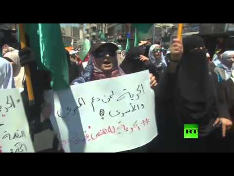 شاهدمتظاهرون في عمان يدينون حرق رضيع فلسطيني