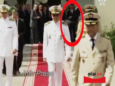 شاهد لحظة سقوط احد حراس مولاي رشيد