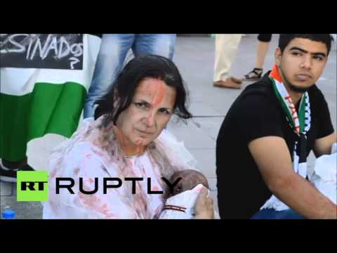 بالفيديو تصاعد الاحتجاجات بعد إحراق رضيع فلسطيني في إسبانيا