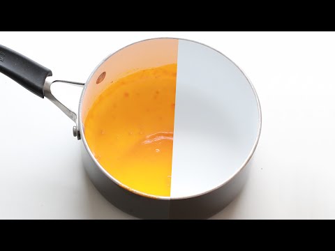 شاهد طريقة تنظيف الأطعمة العالقة بأواني الطهي