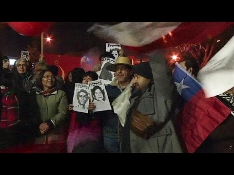 شاهد احتفالات بوفاة مدير استخبارات الدكتاتور بينوشيه