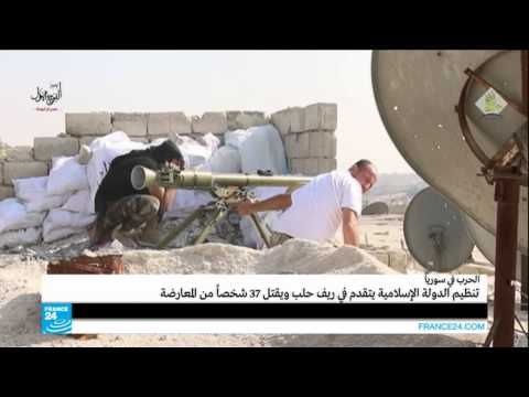 بالفيديو معارك دامية بين تنظيم داعش وفصائل مسلحة