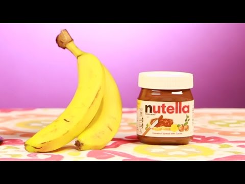 شاهد طريقة تحضير أيس كريم نوتيلا الموز المميز