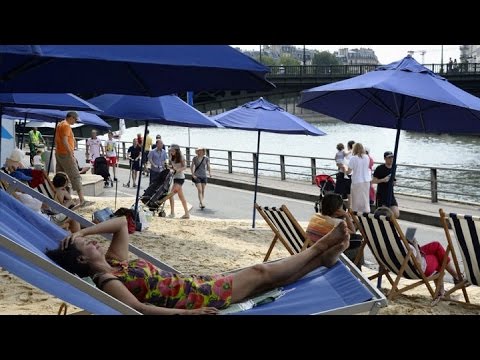 شاهد فعالية شاطئ باريس تستضيف مدينة تل أبيب