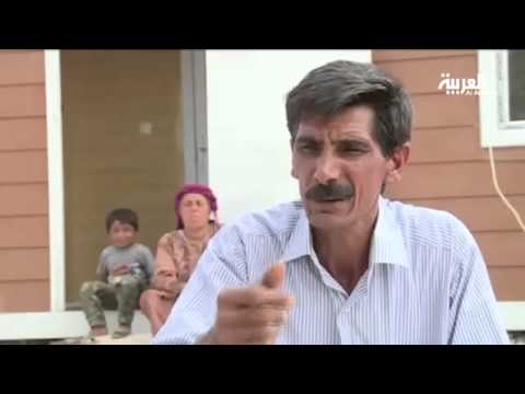 شاهد أهالي كوباني يقطنون الخيام في مدينتهم